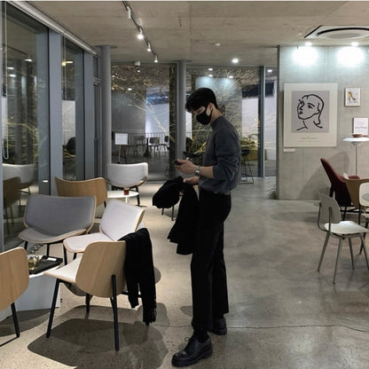 Men's Knit Turtleneck Sweater