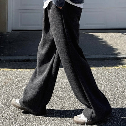 Winter Wide-Legged Casual Pants
