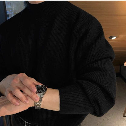 Men's Knit Turtleneck Sweater