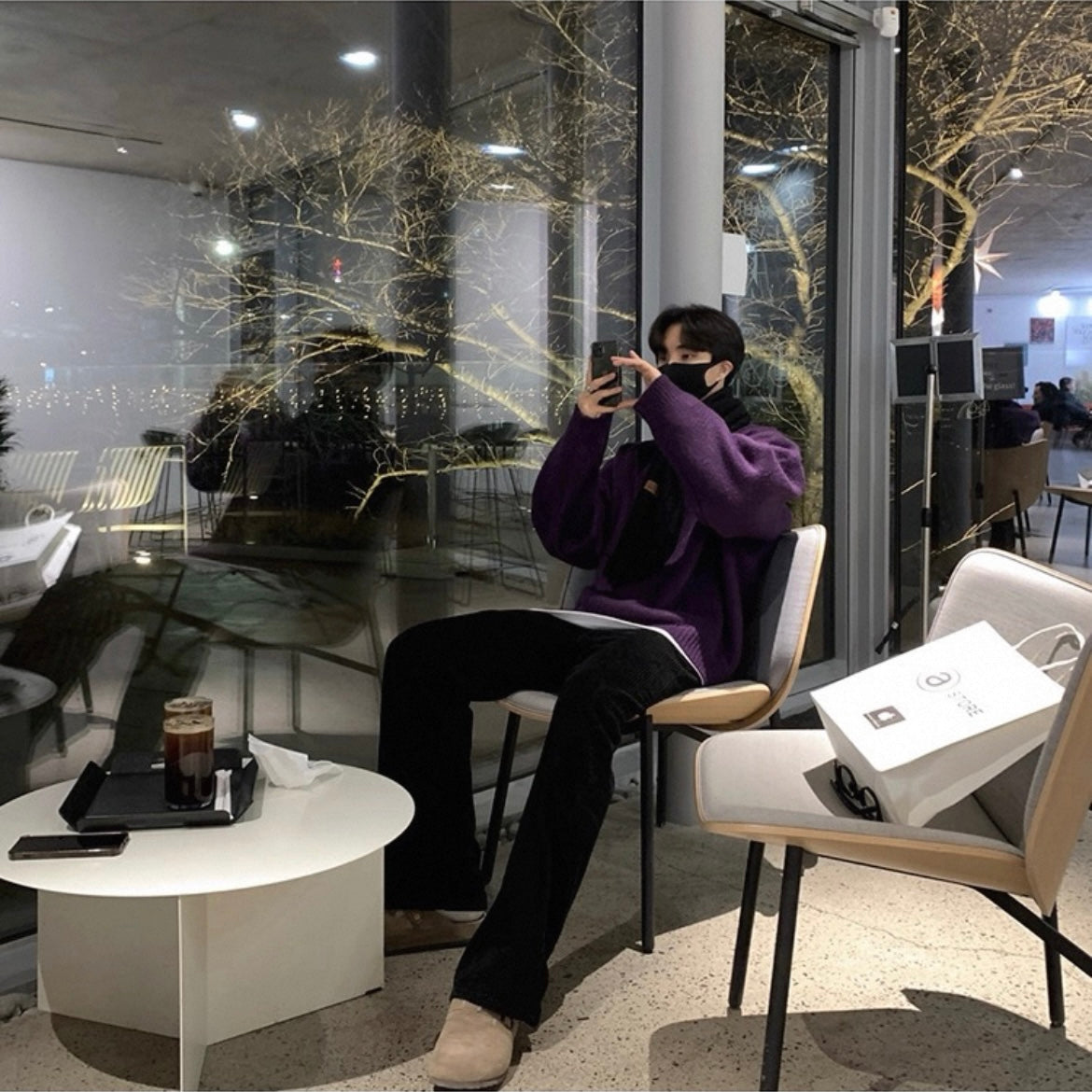 Korean Casual Mohair Sweater