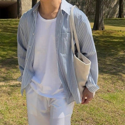 Noel Stripe Oversized Shirt