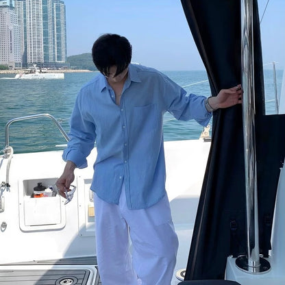 Linen Long Sleeve Shirt