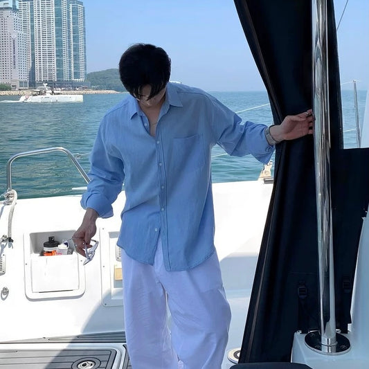Linen Long Sleeve Shirt