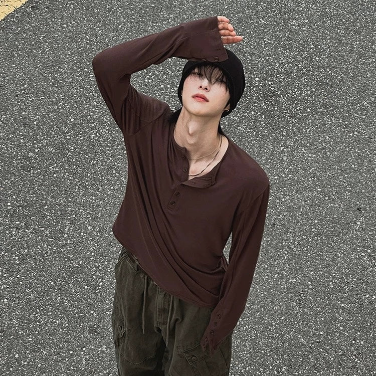 Casual Long-Sleeve T-Shirt