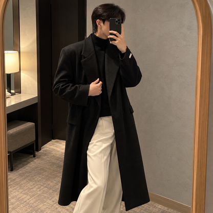 Tweed trench coat