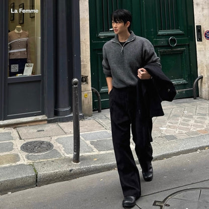 Casual Thick Suit Pants