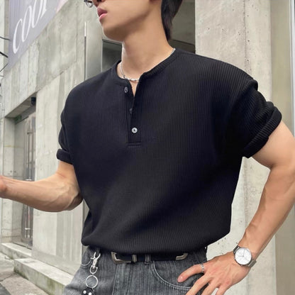 Loose Summer Collared T-shirt