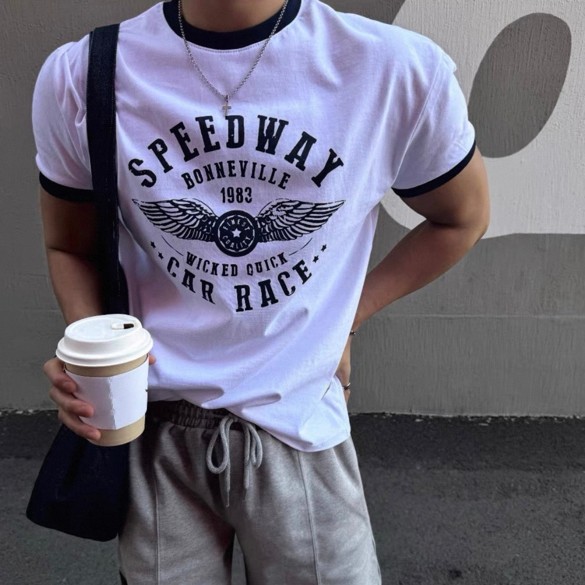Retro Color Block T-Shirt