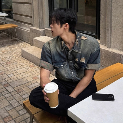 Casual Loose Denim Shirt