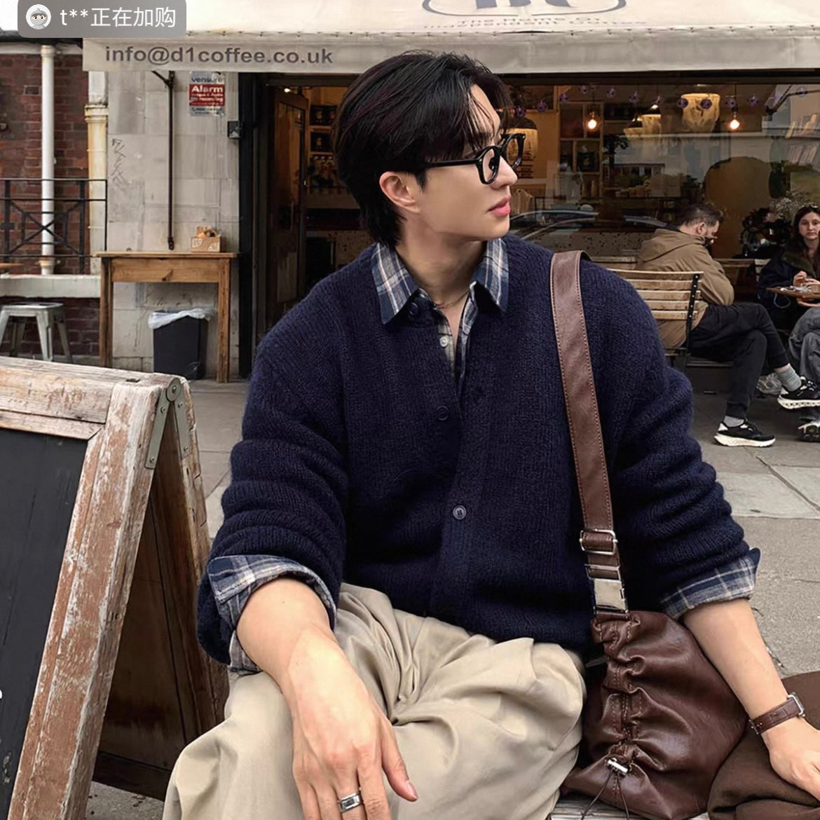 Korean Wool Knit Cardigan