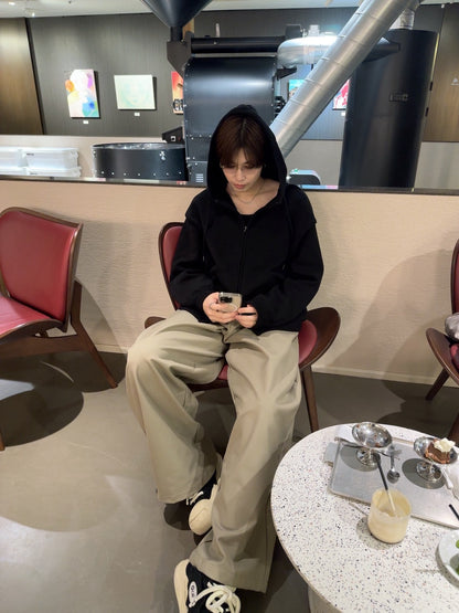 Vintage Pleated A-line Suit Pants