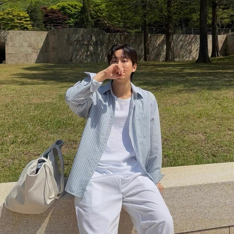 Noel Stripe Oversized Shirt