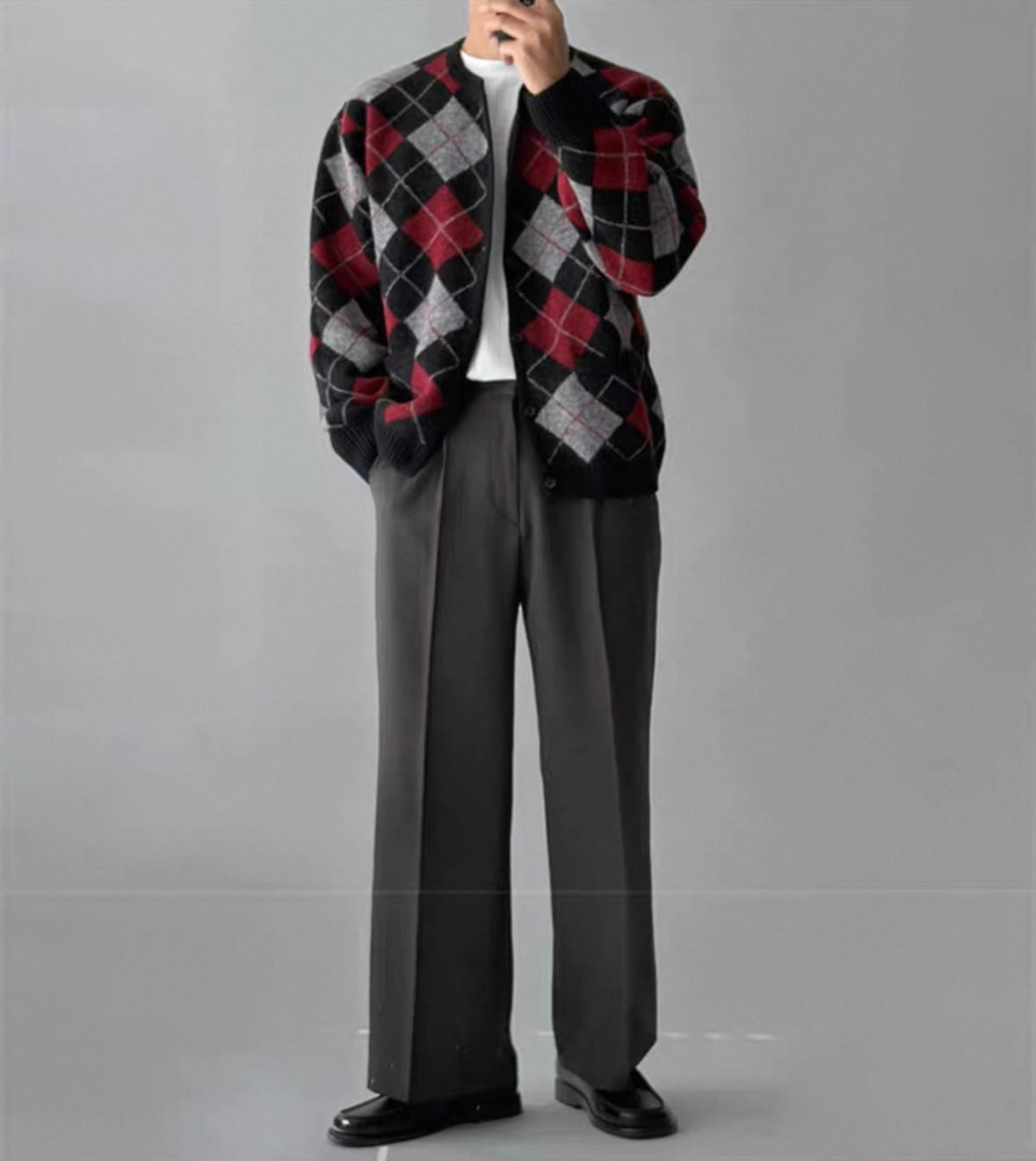 Nordic Mohair Knit Cardigan