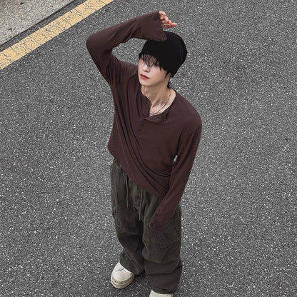 Casual Long-Sleeve T-Shirt