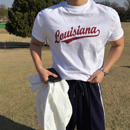 Vintage Print Slim-Fit T-Shirt