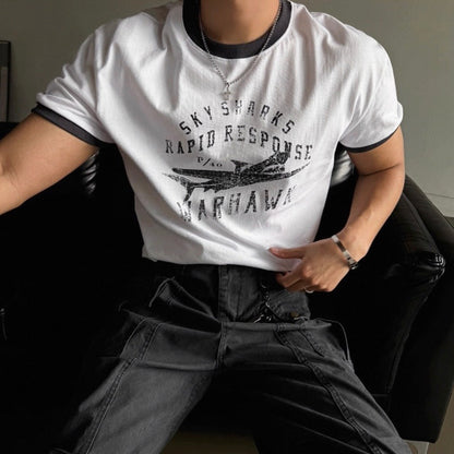 Retro Color Block T-Shirt