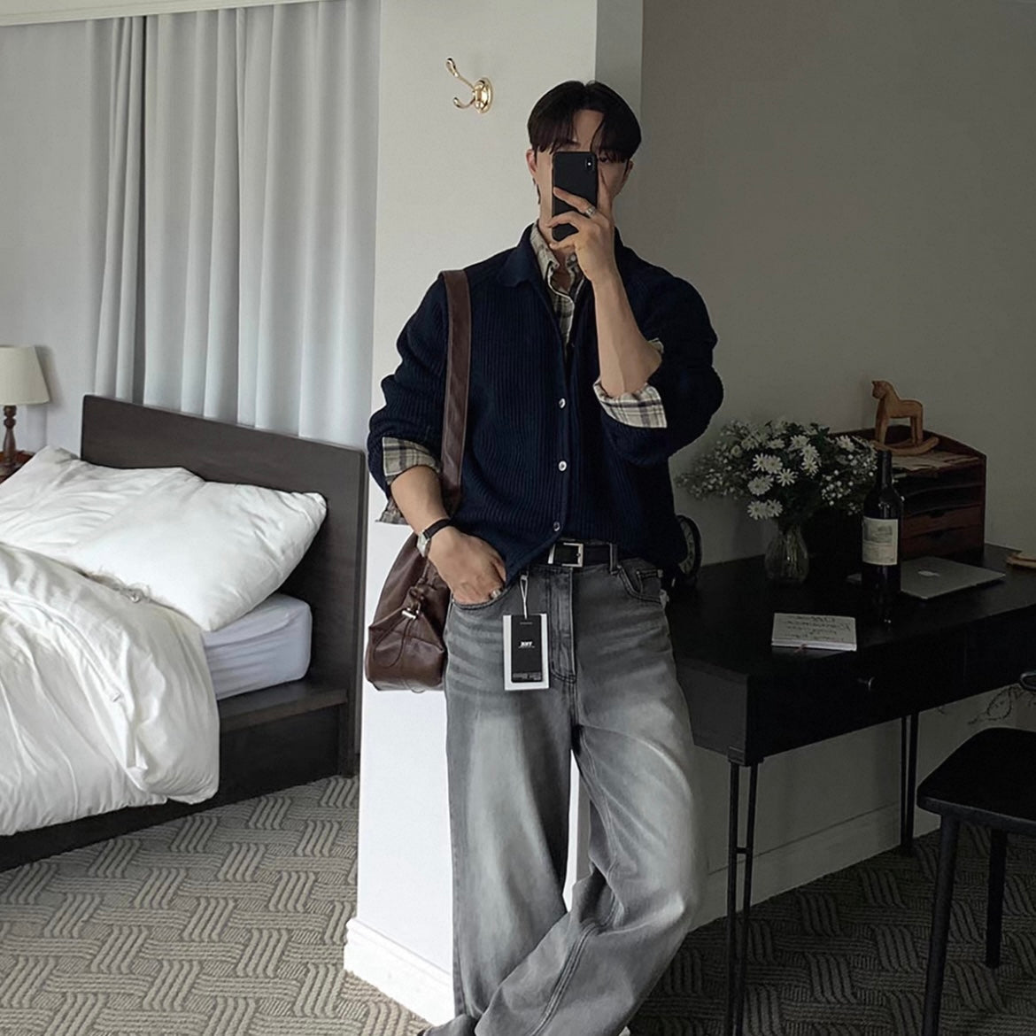 Retro Plaid Casual Shirt