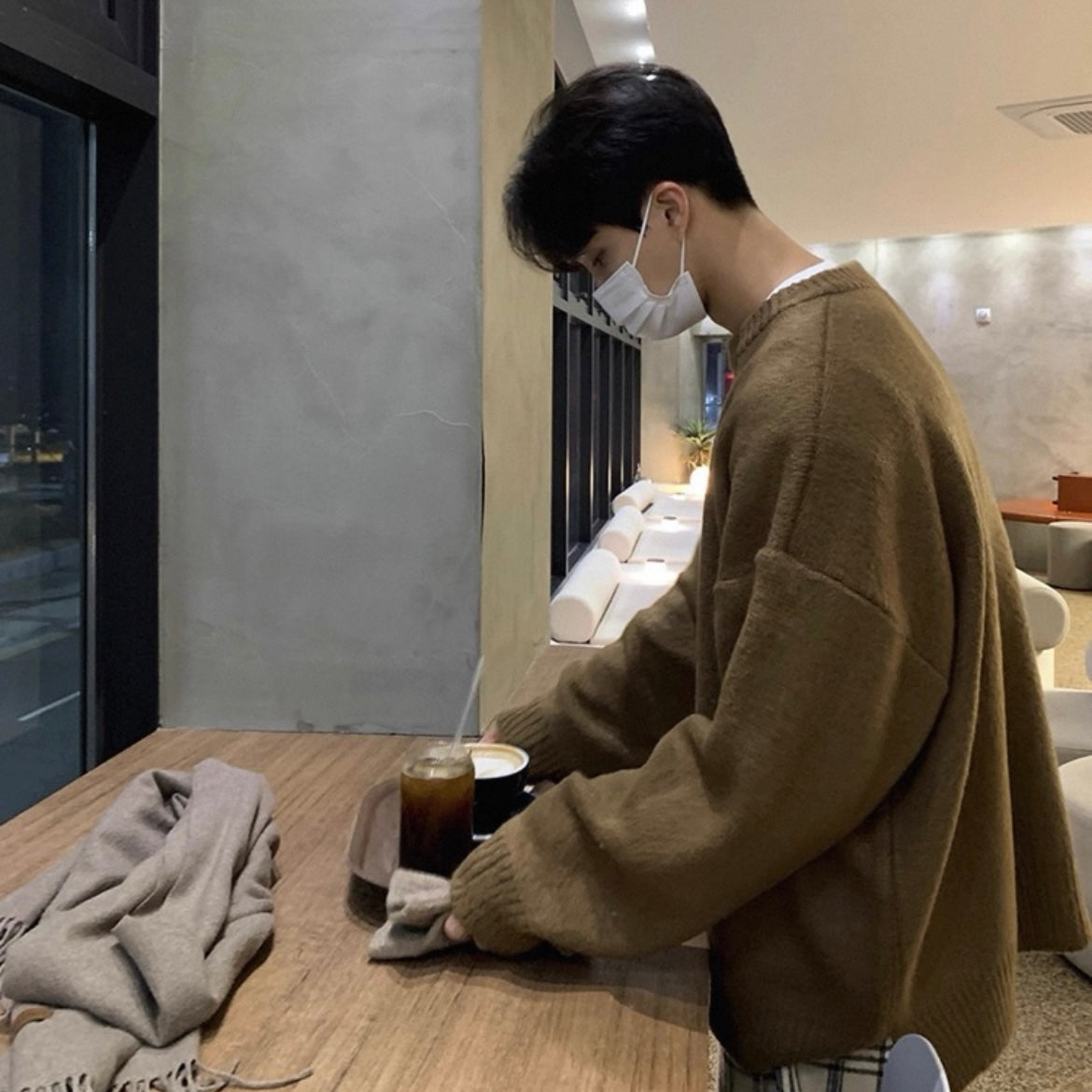 Korean Casual Mohair Sweater