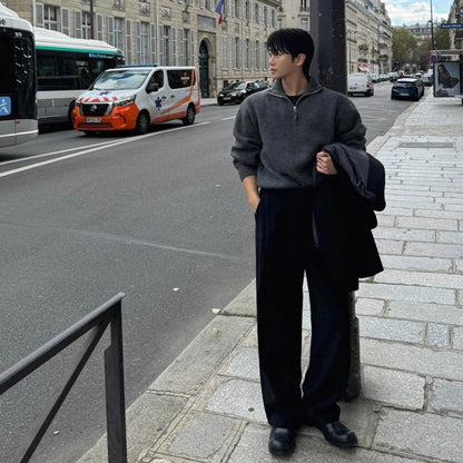 Casual Thick Suit Pants