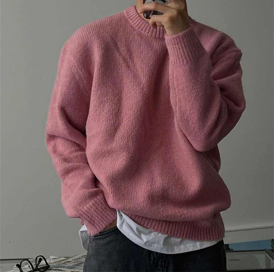 -Kr- Men's Casual Knitwear