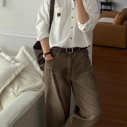 Vintage Loose Straight Jeans