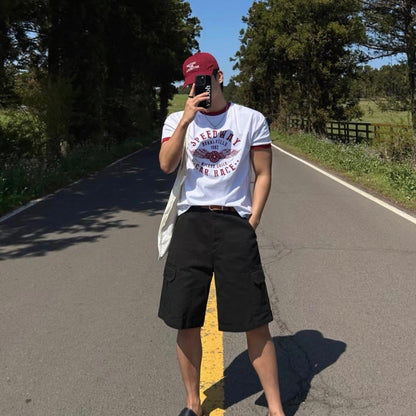 Retro Color Block T-Shirt
