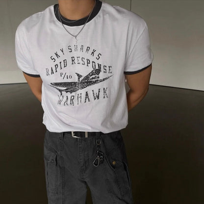 Retro Color Block T-Shirt