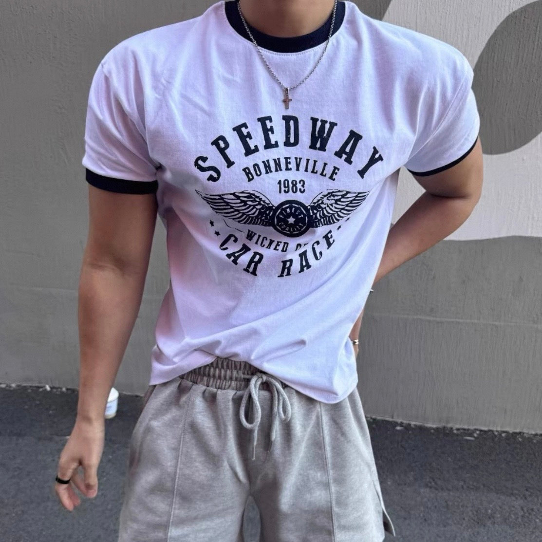 Retro Color Block T-Shirt