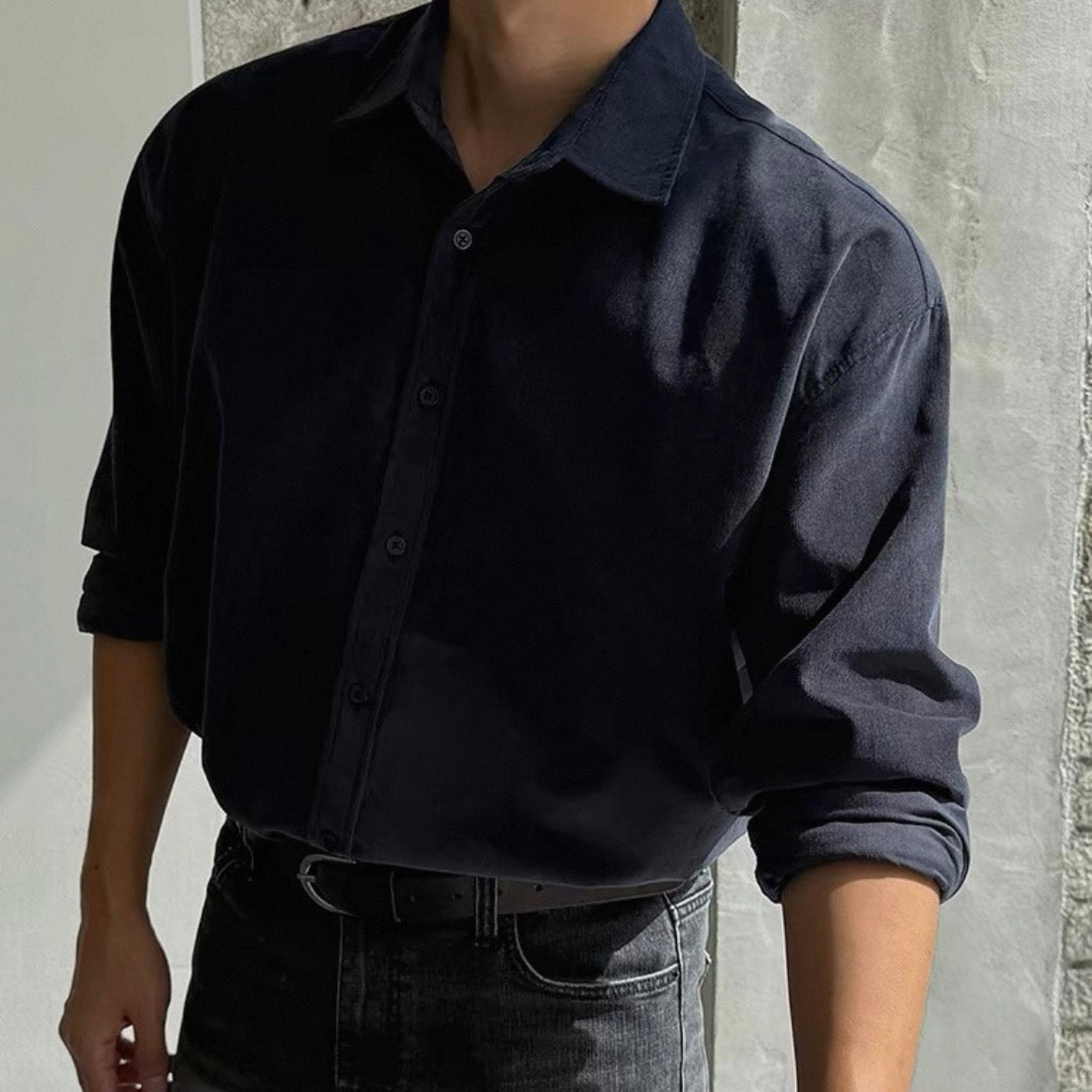 Silky Drape Relaxed Shirt