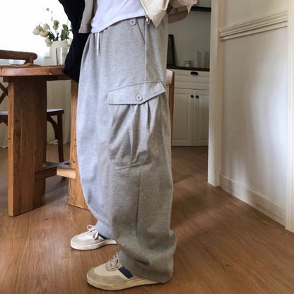 Casual Wide-Leg Pants
