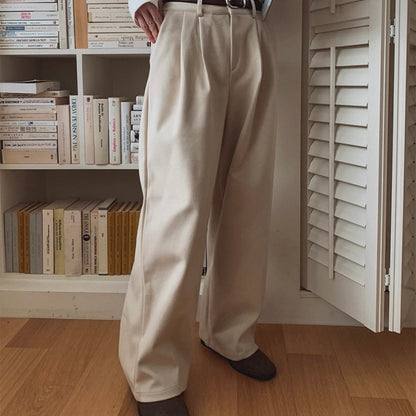 Winter Wide-Legged Commuter Pants