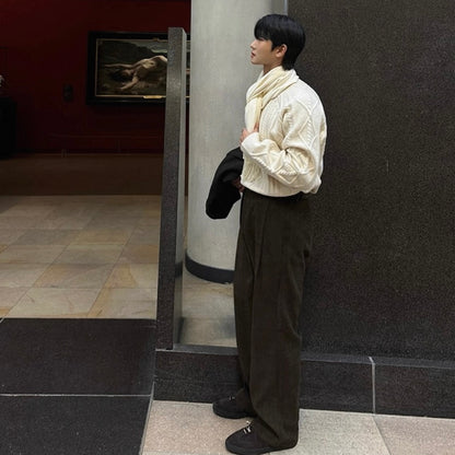Casual Thick Suit Pants