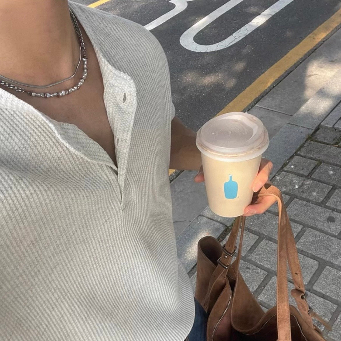 Loose Summer Collared T-shirt