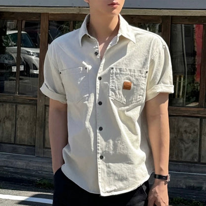 Casual Summer Short-Sleeve Shirt