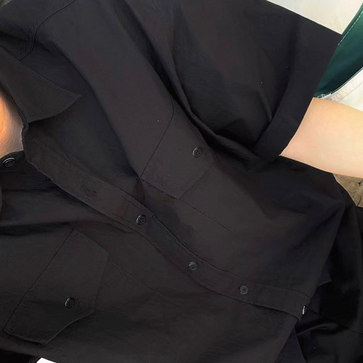 Vintage Casual Short-Sleeve Shirt
