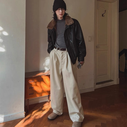 Winter Wide-Legged Commuter Pants