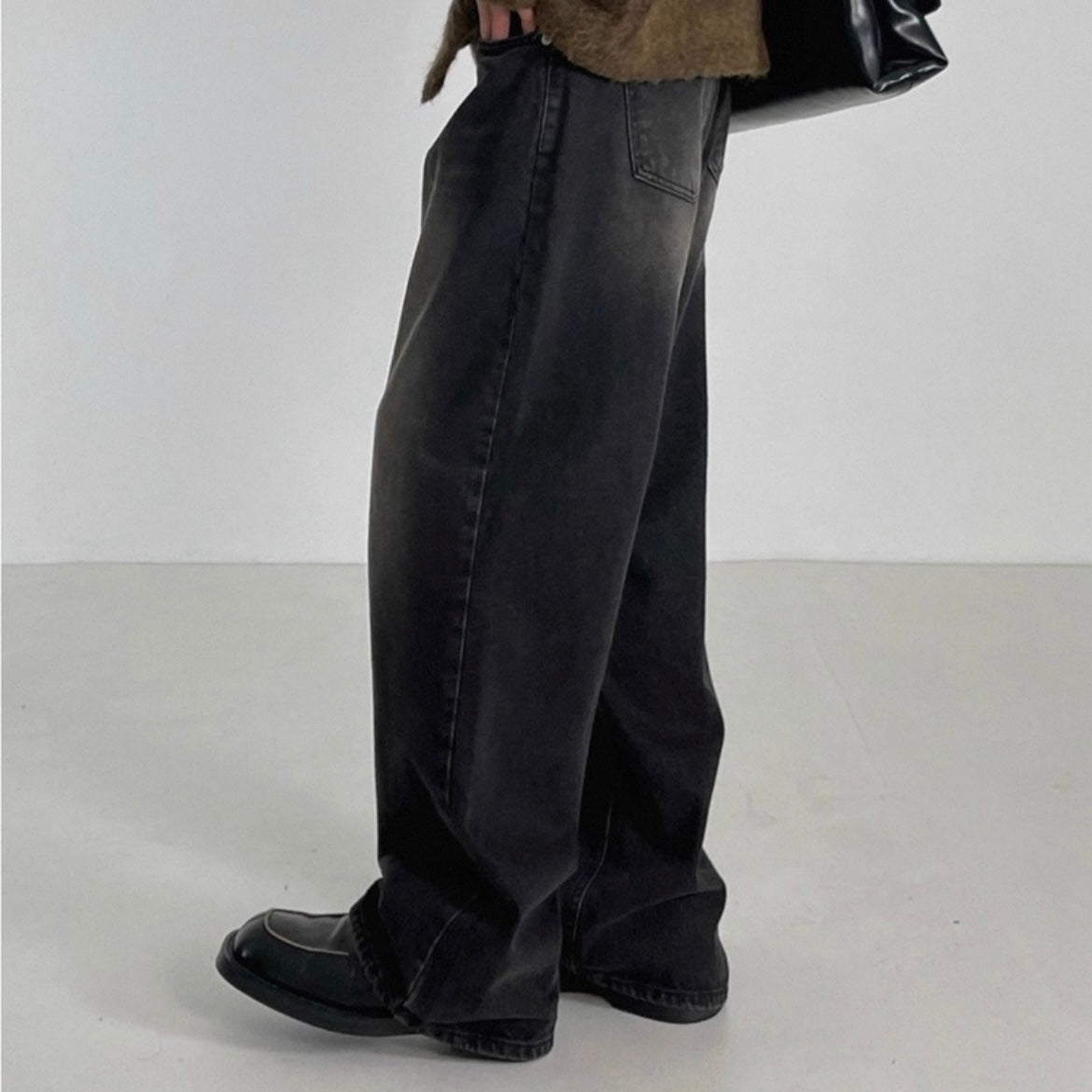 Korean Loose Wide-Leg Jeans