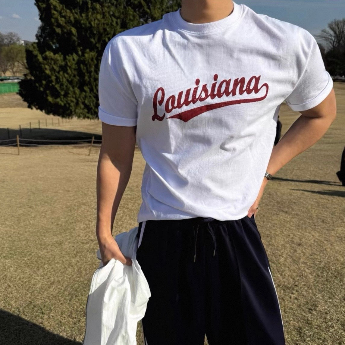 Vintage Print Slim-Fit T-Shirt