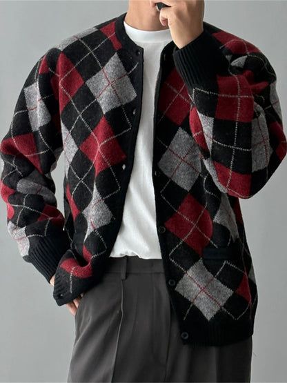 Nordic Mohair Knit Cardigan