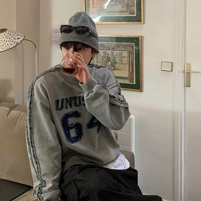 Korean Trend Embroidered Sweater