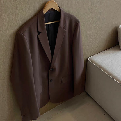 Casual Solid Color Jacket Setup