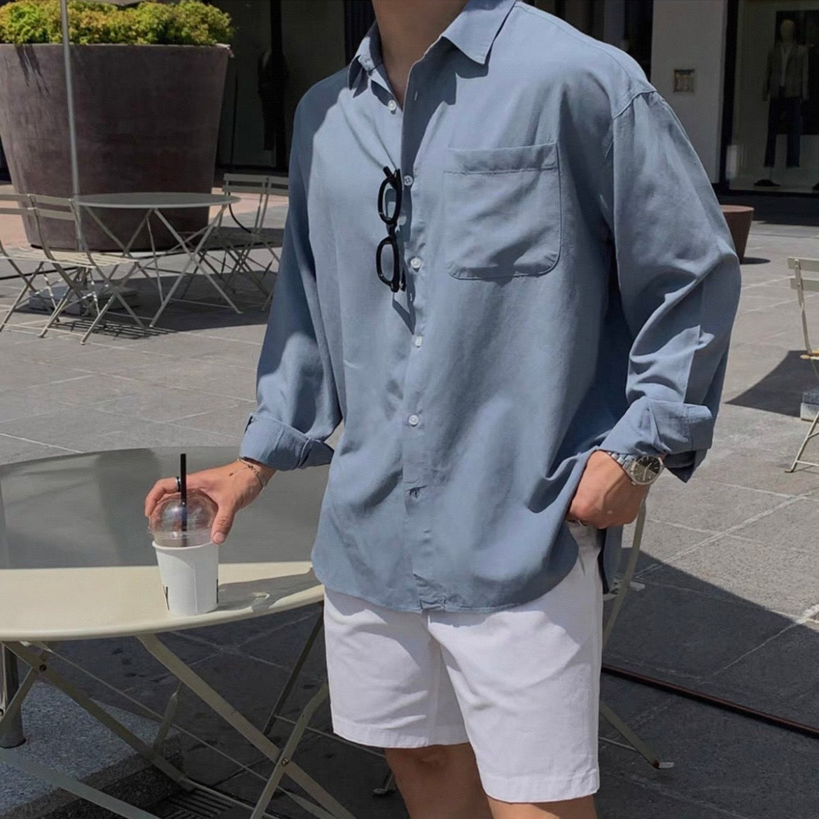 Drape Relaxed Pocket Shirt