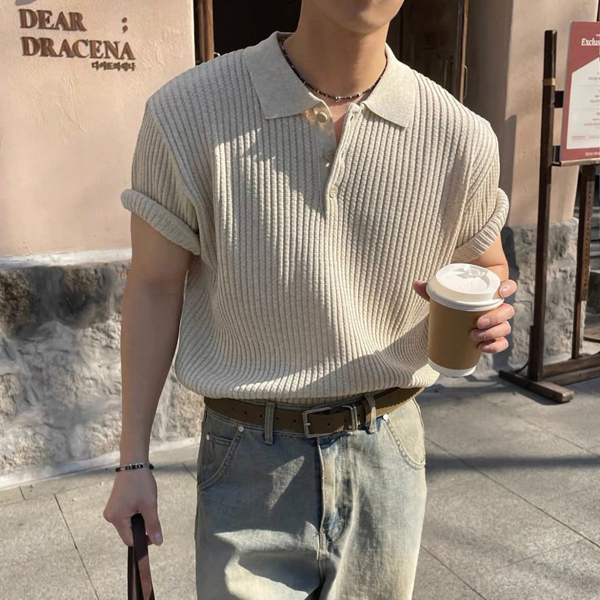 Cool Ice Silk Polo T-Shirt