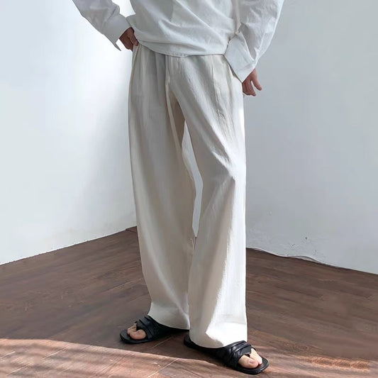 Lightweight Linen Wide-Leg Pants