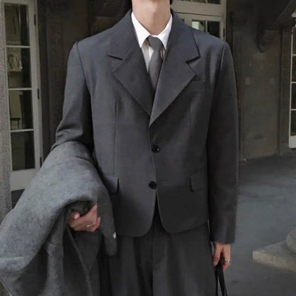 Casual Gray Suit Setup
