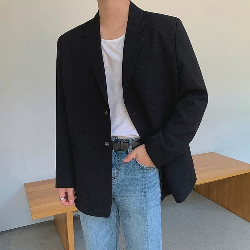 Korean Casual Tailored Jacket