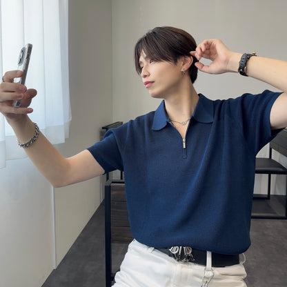 Breezy Knit Short-Sleeve Shirt