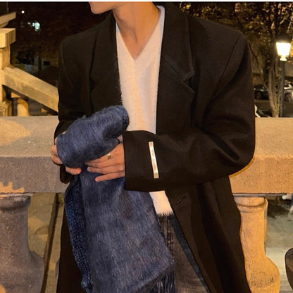 Men's Warm Wool Trench Coat