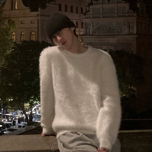 Warm Mohair Knit Sweater