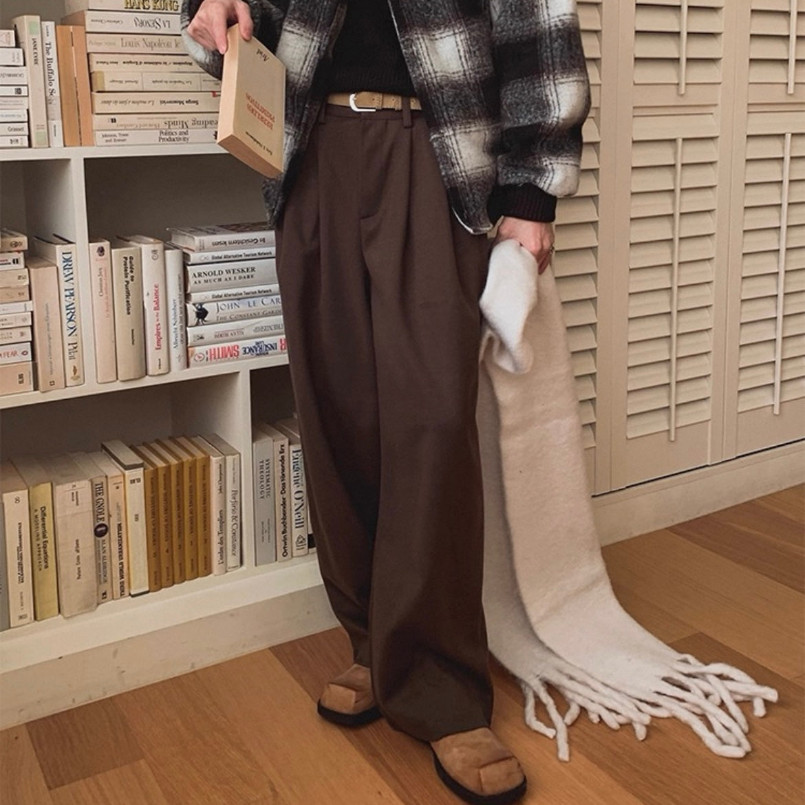 Winter Wide-Legged Commuter Pants